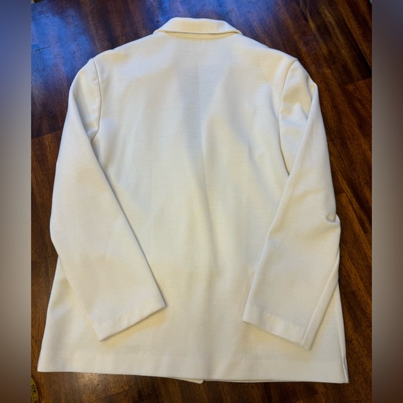 Alfred Dunner white blazer pockets size 14 - Picture 8 of 8